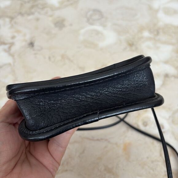 Vintage Golan Mini Leather Crossbody Saddle Bag - Picture 6 of 13